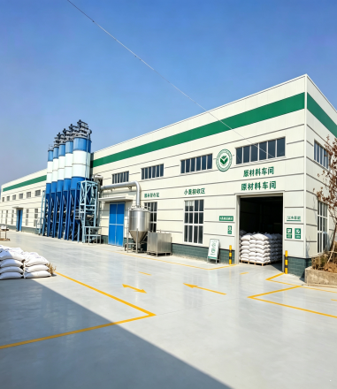 Raw material storage warehouse