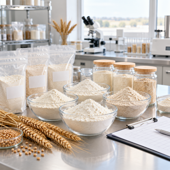 Organic Flour Sample Testing and Formula Confirmation for Overseas Buyers